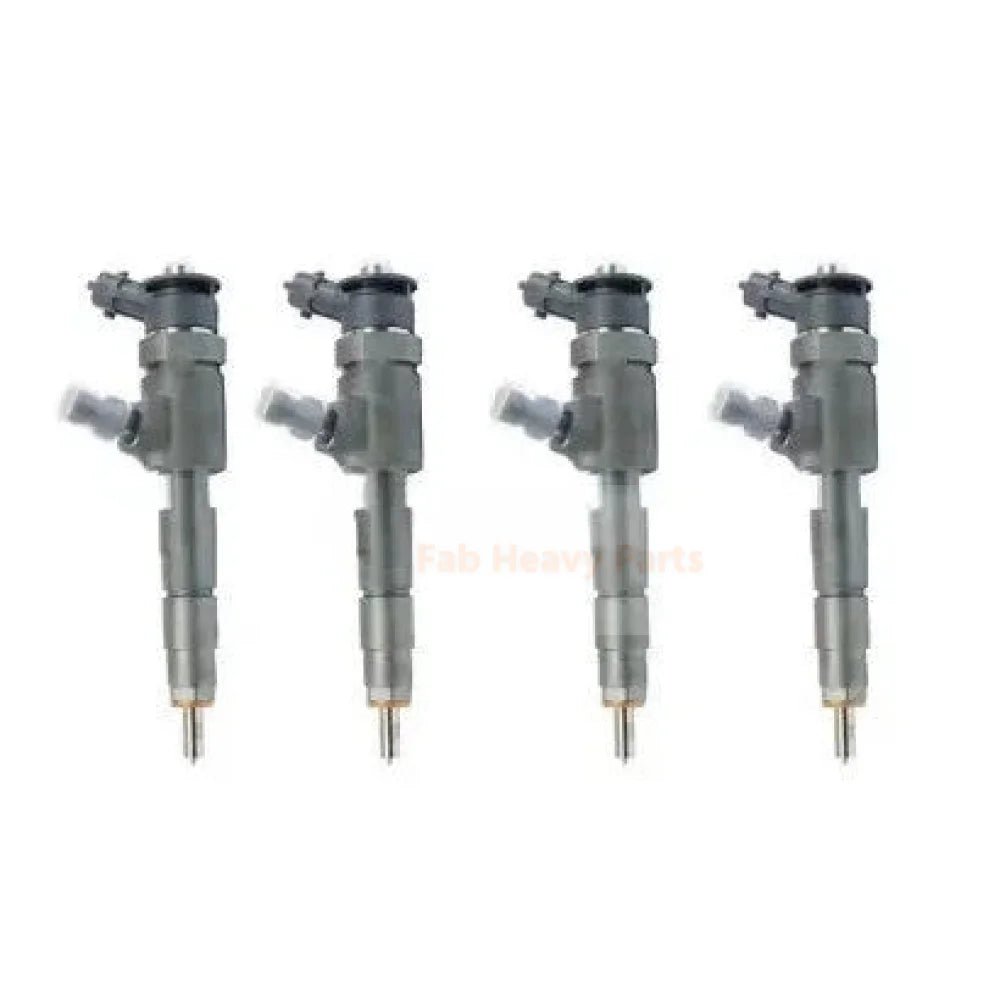 4 Pieces Common Rail Fuel Injector 0445110075 0445110066 for Cummins Engine ISF2.8 QSF Ford F350 Citroen Peugeot - Fab Heavy Parts