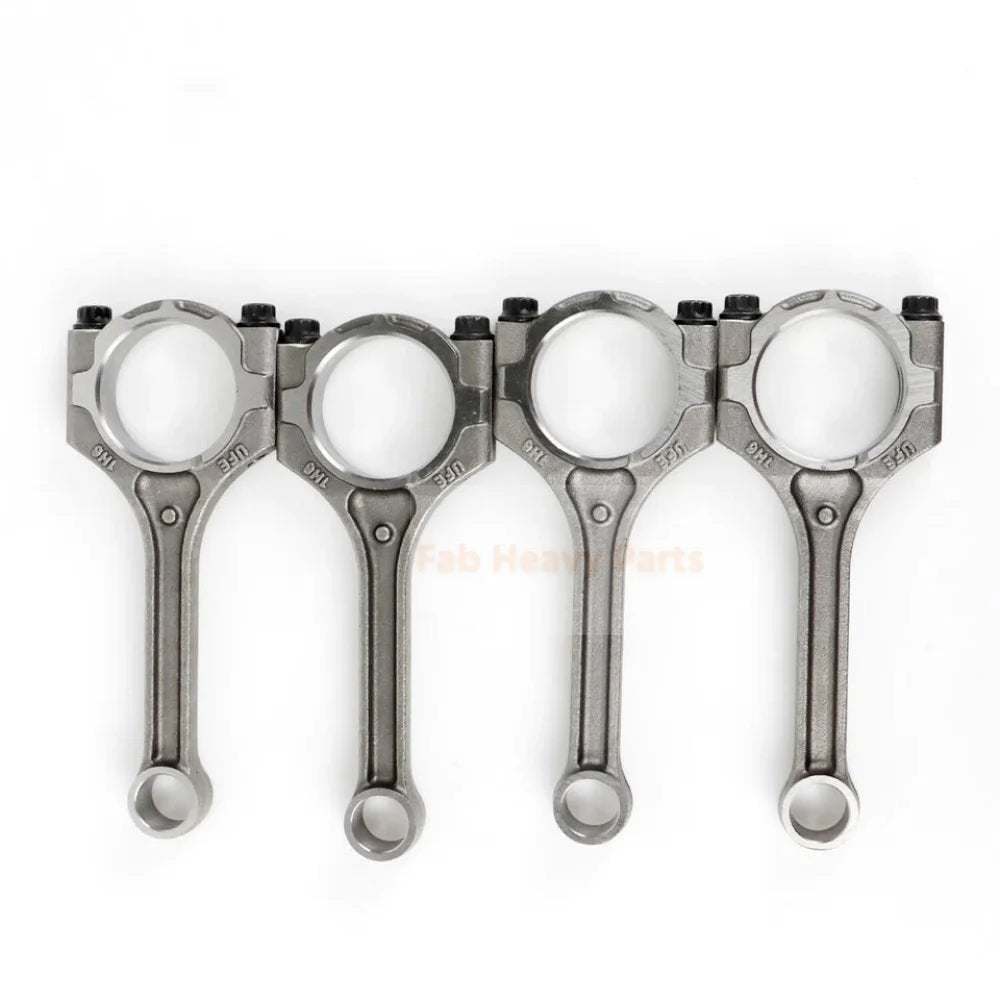 4 Pieces Connecting Rod 23510 - 2B100 for Hyundai Engine G4FA Vehicle Accent i20 ix20 2008 - 2019 - Fab Heavy Parts