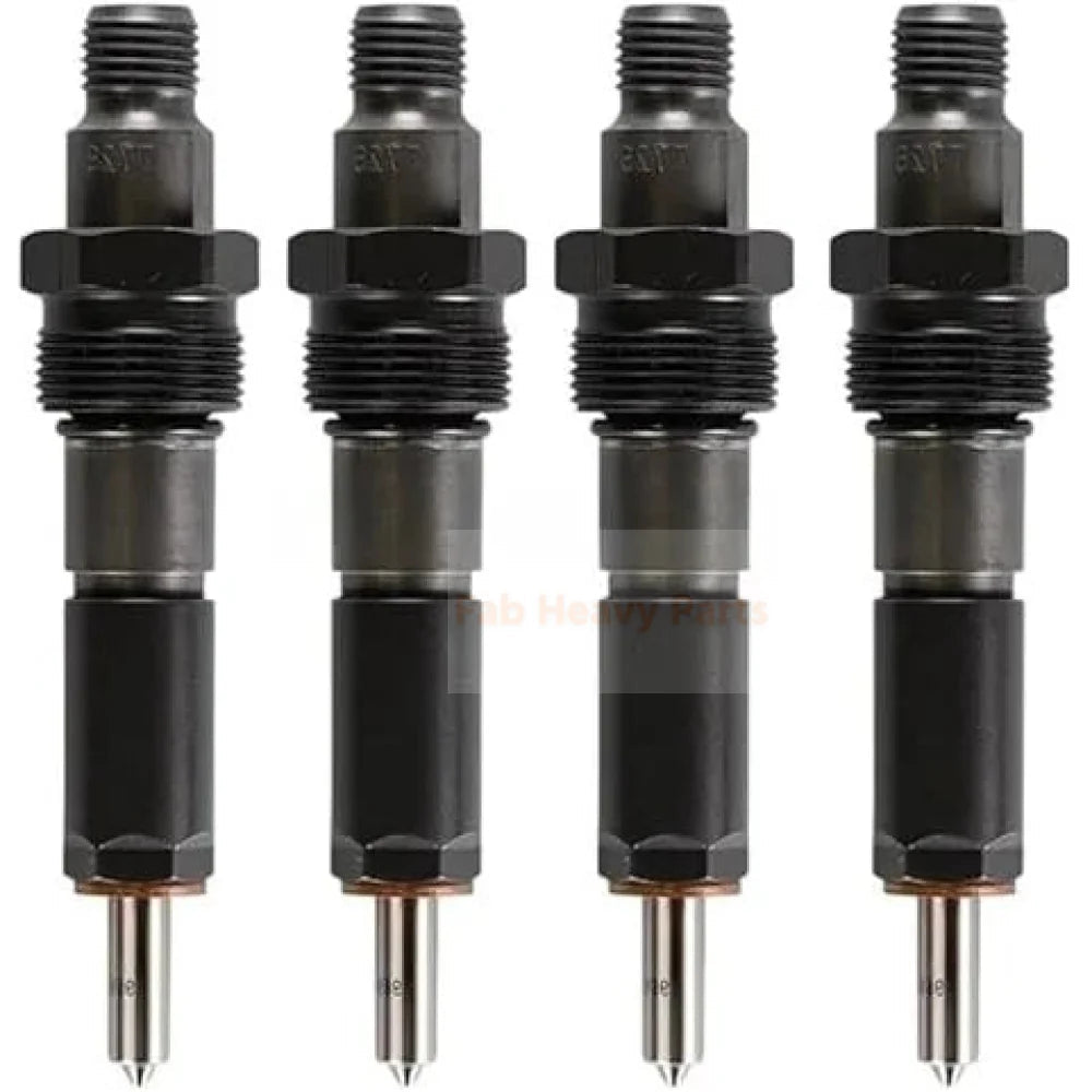4 Pieces Fuel Injector 3957729 for Cummins Engine 4B3.9 ISB6.7 ISBE4 Hyundai Excavator R140W7 Loader HL730TM7 - Fab Heavy Parts