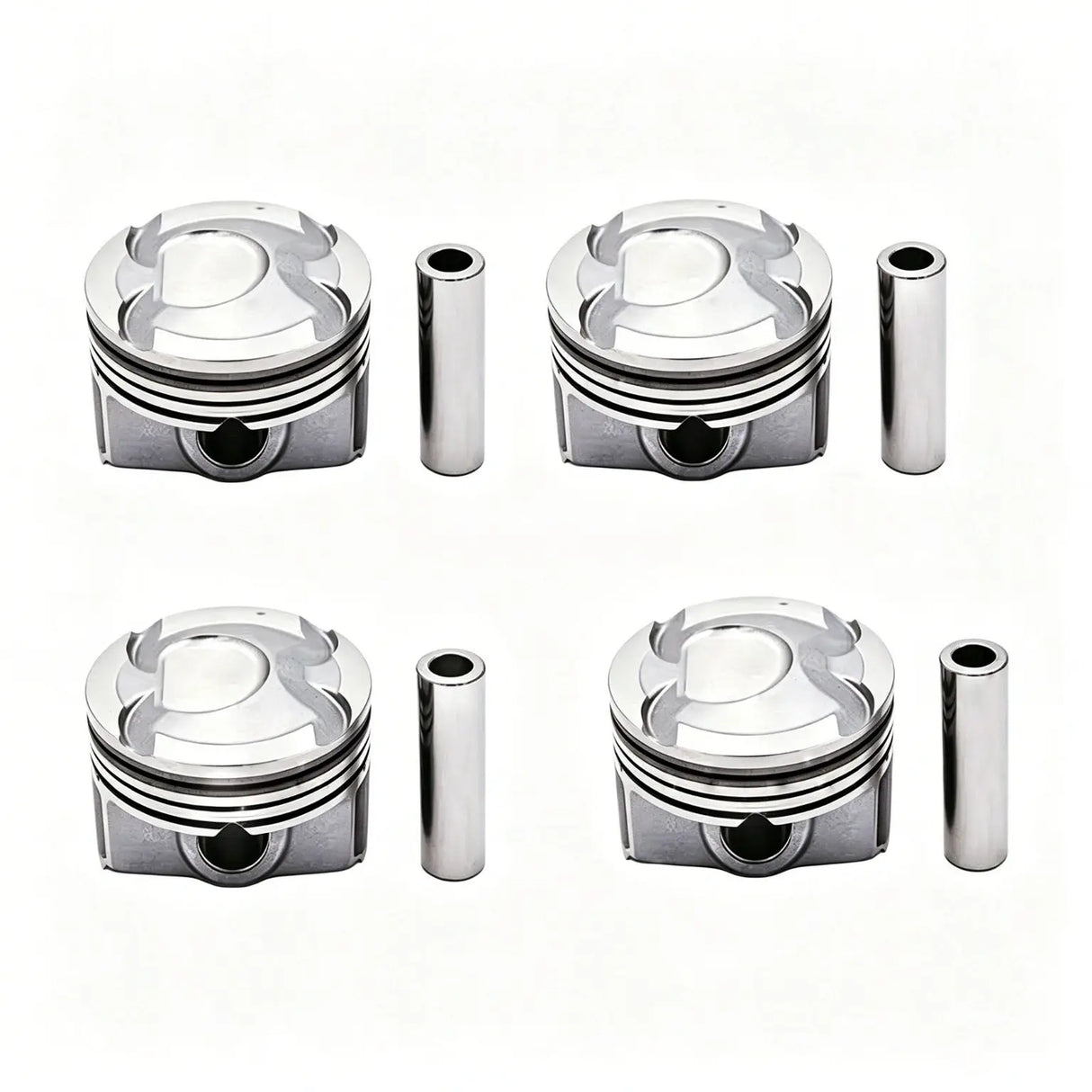 4 Pieces Piston & Pin 23041-2E300 for Hyundai Sonata Hyb 2011-2016