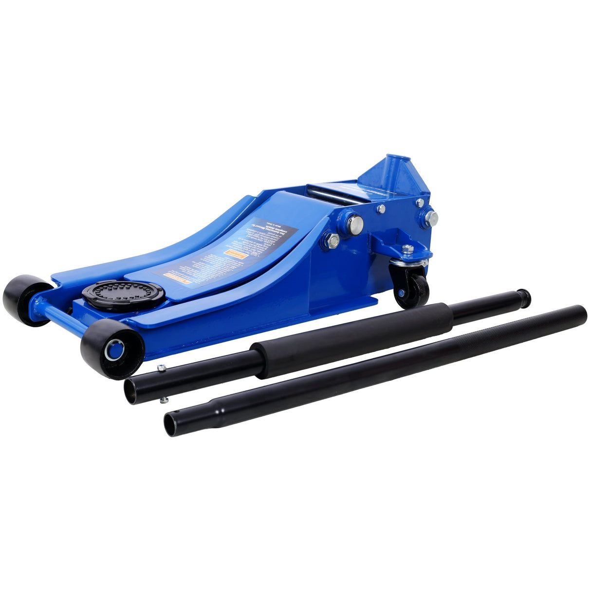 4 Ton Low Profile Hydraulic Floor Jack 8000 lbs Capacity Lifting Range 2.5' - 20' - Blue - Fab Heavy Parts