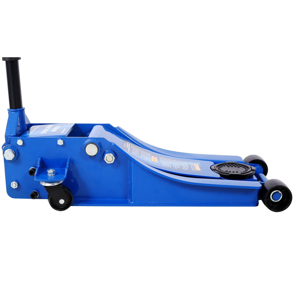 4 Ton Low Profile Hydraulic Floor Jack 8000 lbs Capacity Lifting Range 2.5' - 20' - Blue - Fab Heavy Parts