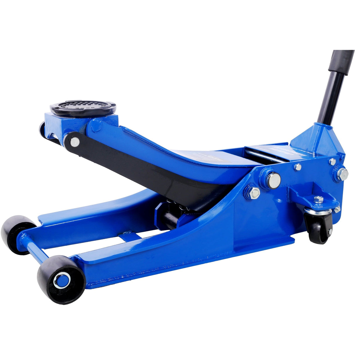 4 Ton Low Profile Hydraulic Floor Jack 8000 lbs Capacity Lifting Range 2.5' - 20' - Blue - Fab Heavy Parts