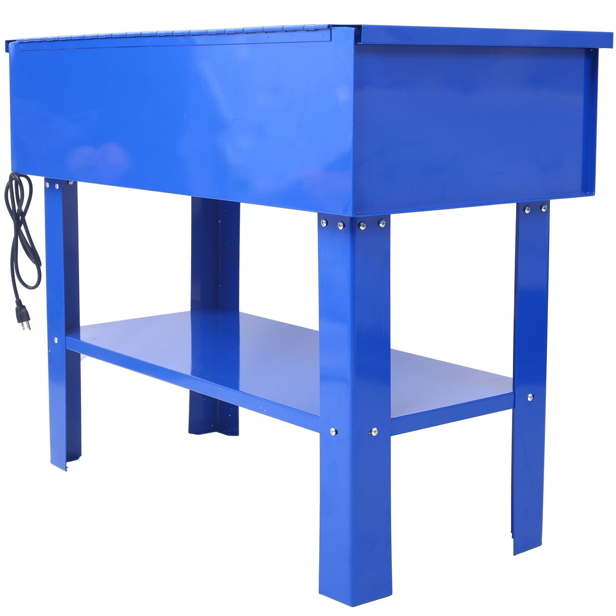 40 Gallon Parts Washer 24 Gallon Solvent Capacity 5 Gallon Per Minute Max Pump Output Heavy Duty Steel Powder Coated blue - Fab Heavy Parts