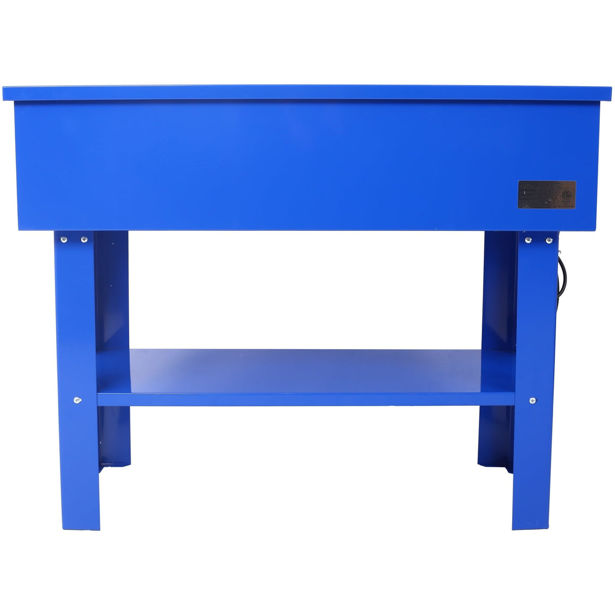 40 Gallon Parts Washer 24 Gallon Solvent Capacity 5 Gallon Per Minute Max Pump Output Heavy Duty Steel Powder Coated blue - Fab Heavy Parts