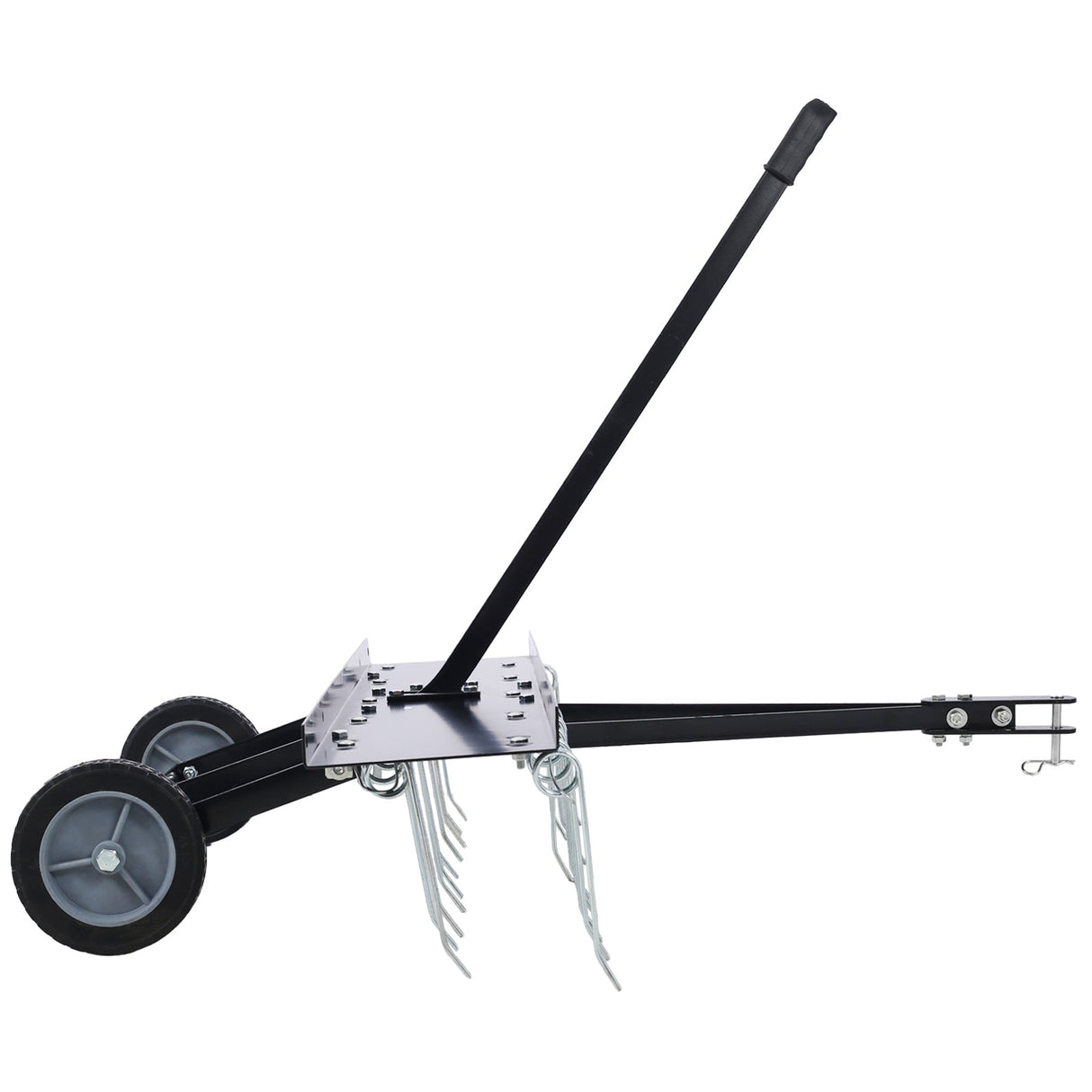 40 - Inch Lawn Sweeper Tow Behind Dethatcher - Black - Fab Heavy Parts