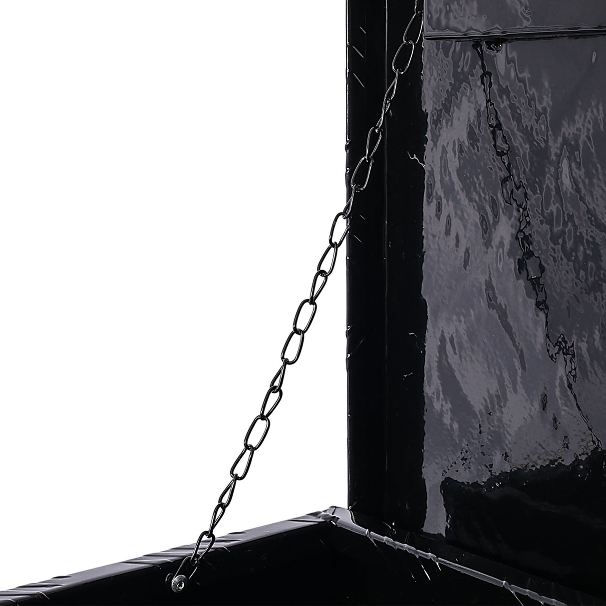 40 Inch Tool Box Aluminum Heavy Duty Tool Box w/ Lock Keys 48x15x15 inch - Black - Fab Heavy Parts