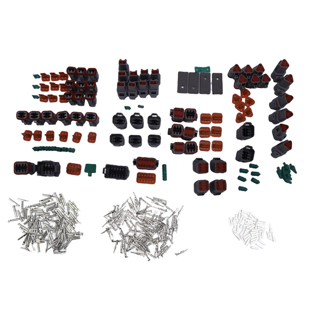 400 Piece Deutsch DT Connector Plug Kit for 14-16 AWG Stamped Contacts Kit