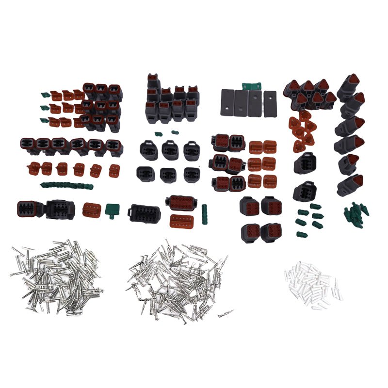 400 Piece Deutsch DT Connector Plug Kit for 14 - 16 AWG Stamped Contacts Kit - Fab Heavy Parts