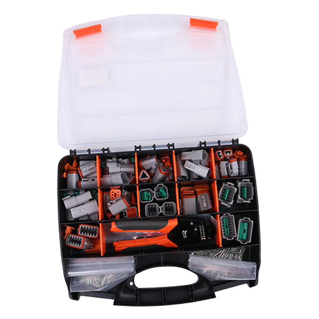 432 Piece Deutsch DT Connector 14-16 AWG Solid Contacts Kit & Tools