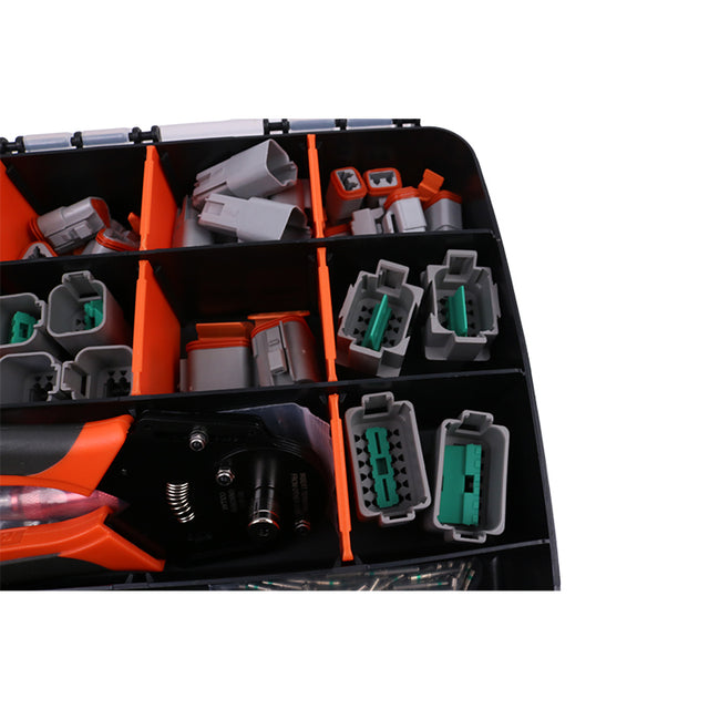 432 Piece Deutsch DT Connector 14-16 AWG Solid Contacts Kit & Tools