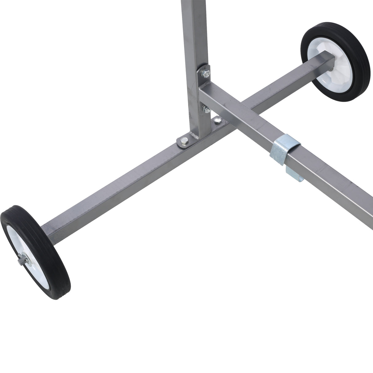 Auto Paint Stand Panel Hood Hanger Spray Rack 360º Rotating--Silver