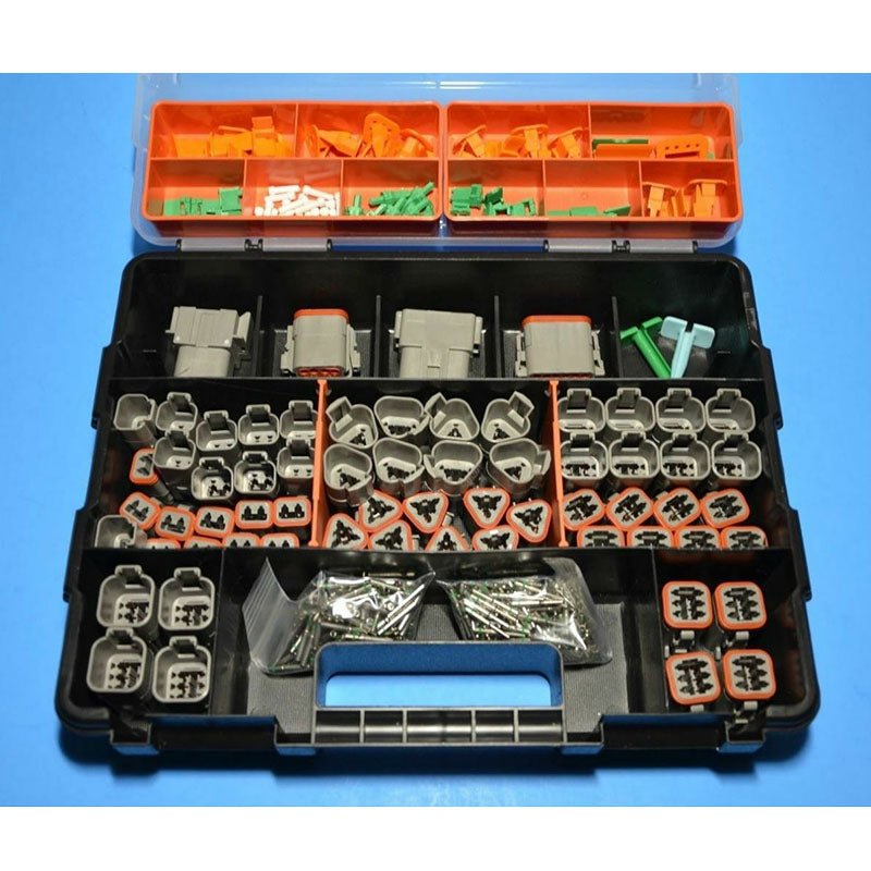 448 Piece Deutsch DT Connector Kit for 14 AWG Solid Contacts Kit - Fab Heavy Parts