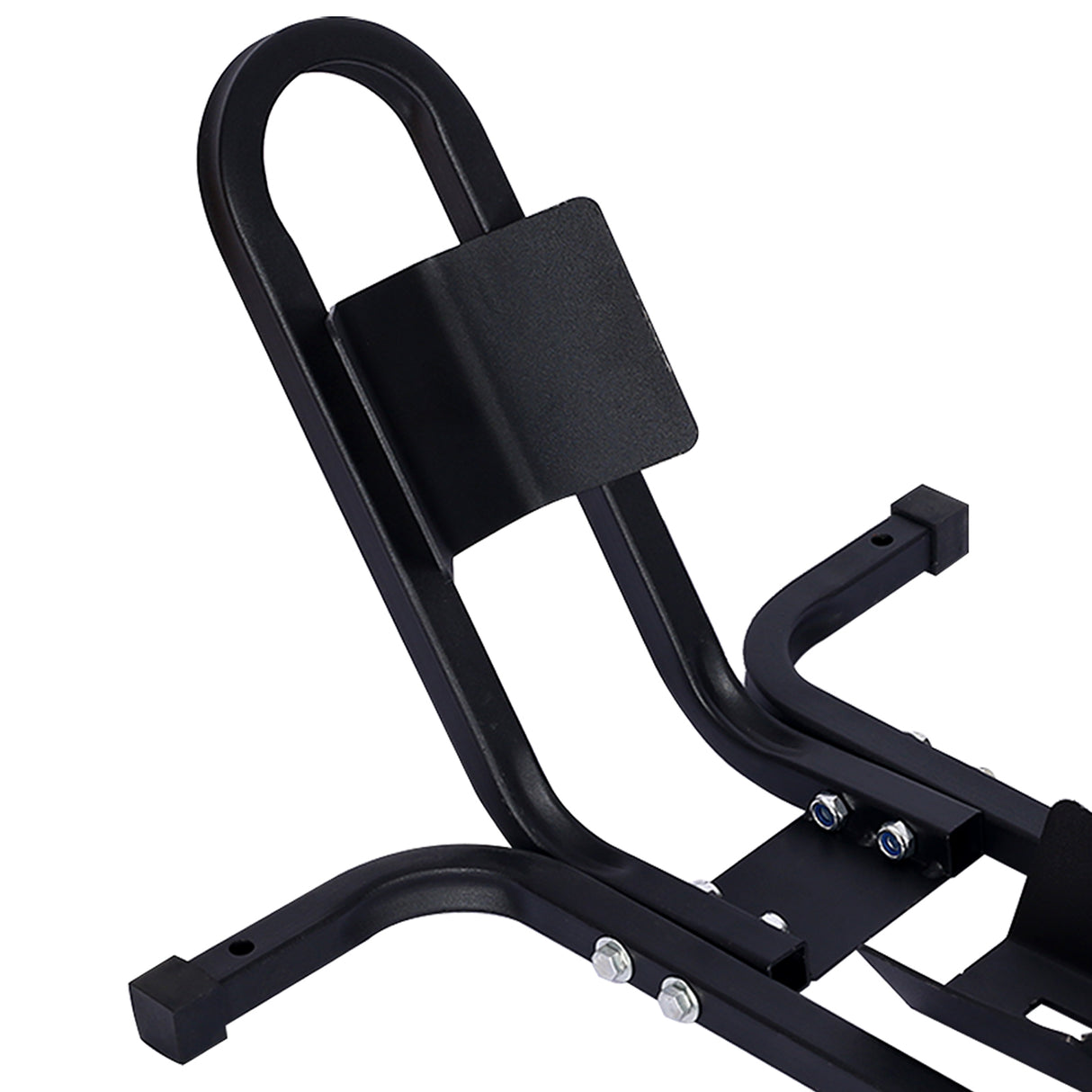 Cuña para neumático delantero de 1200 lb, soporte para ruedas de alta resistencia para 17"-21" Ruedas de acero--Negro