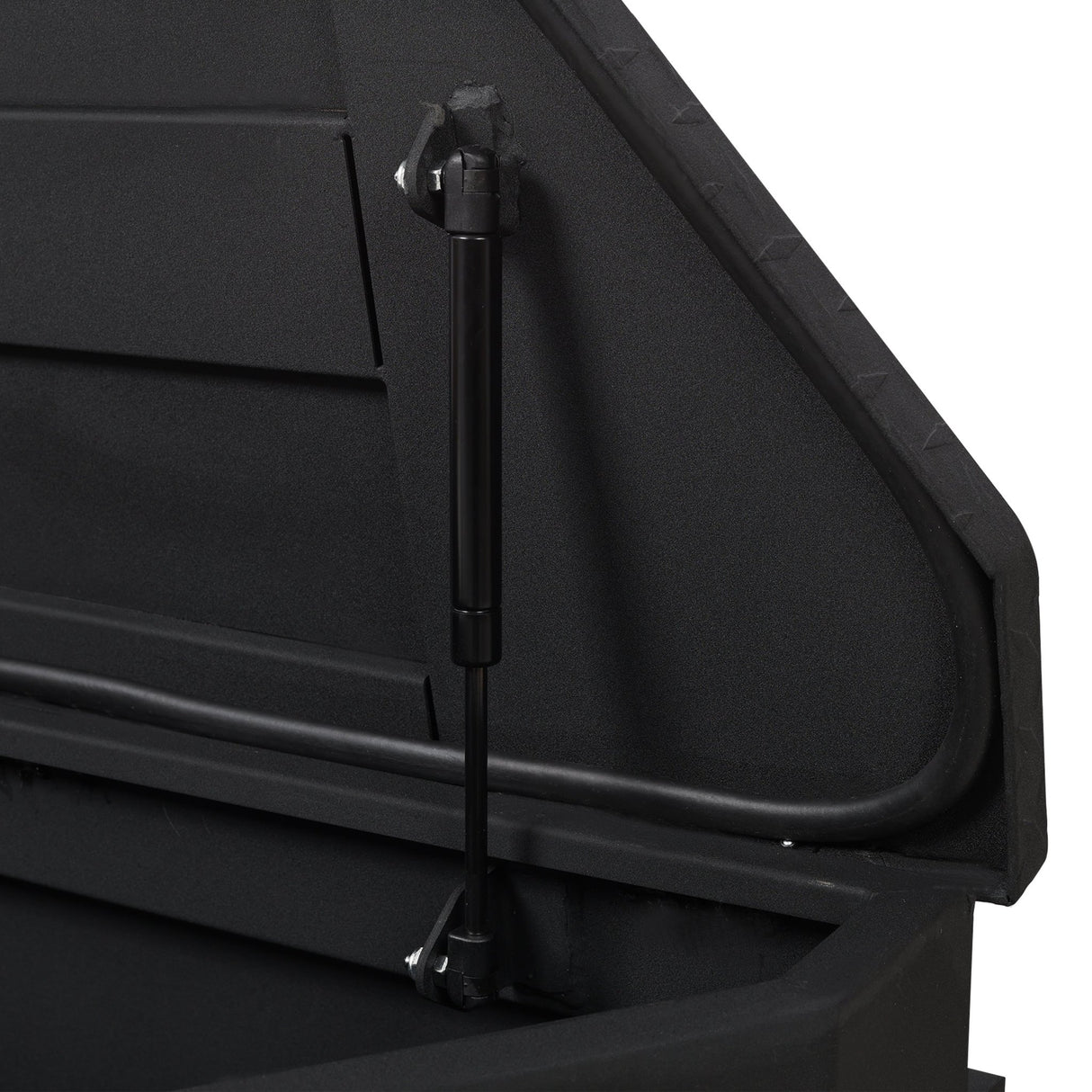 46“X18”X14.5“ Trailer Tongue Box with Lock and Keys Heavy Duty Steel 6.7 CUFT Capacity - Black - Fab Heavy Parts