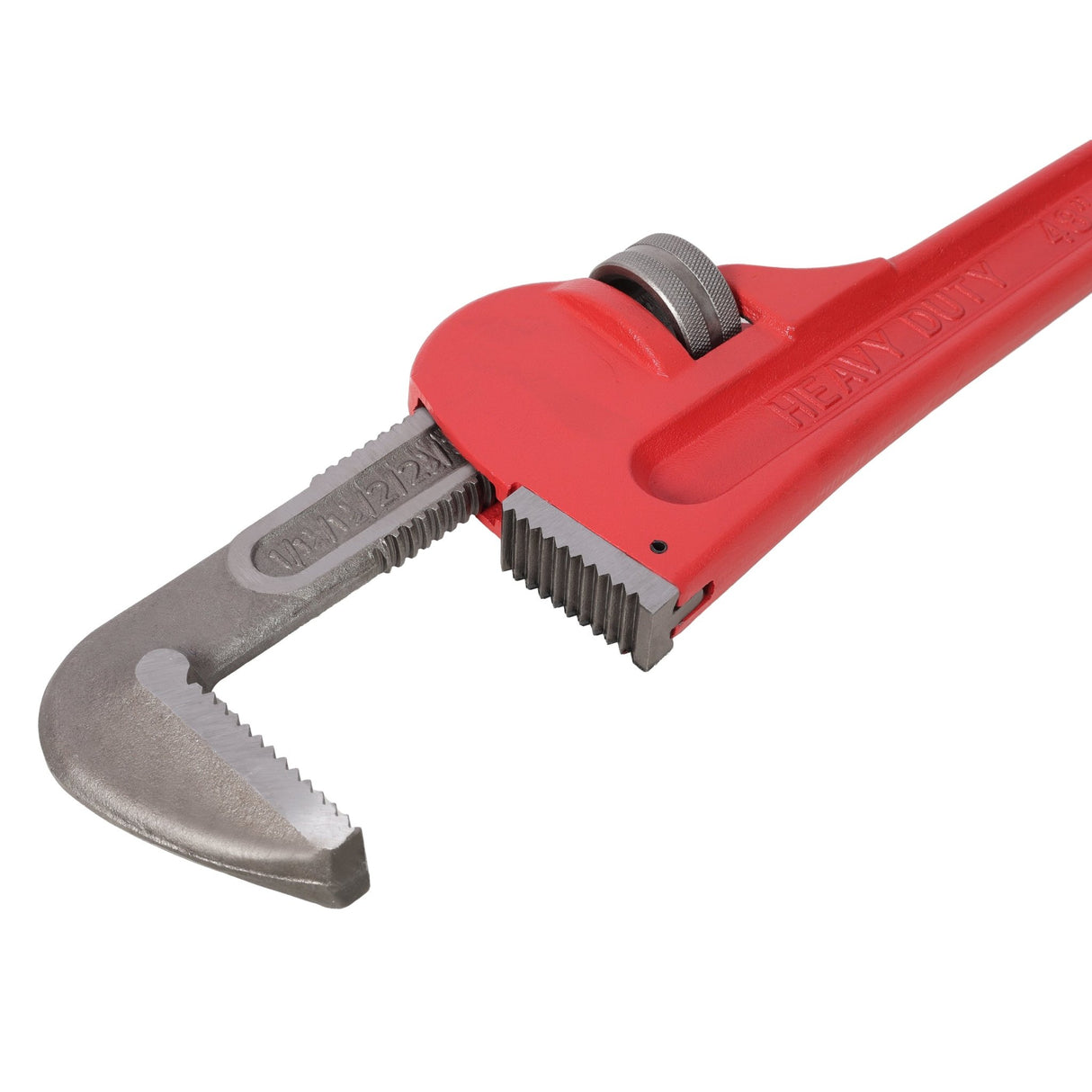 48 - inch Heavy - Duty Adjustable Straight Pipe Wrench Reliable & Durable Cast Steel - Fab Heavy Parts