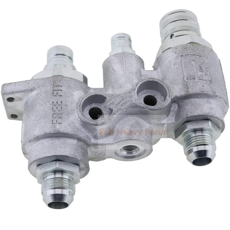 48mm 4BD4FH Hydraulic Coupler Block 7246783 6678951 Aftermarket Replacement For Bobcat S175 Case TR340 - Fab Heavy Parts