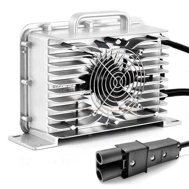 48V 15A Golf Cart Battery Charger 2 Pin Plug MAC-SCR48-17-17 Fits for Yamaha G19-G22 Golf Cart