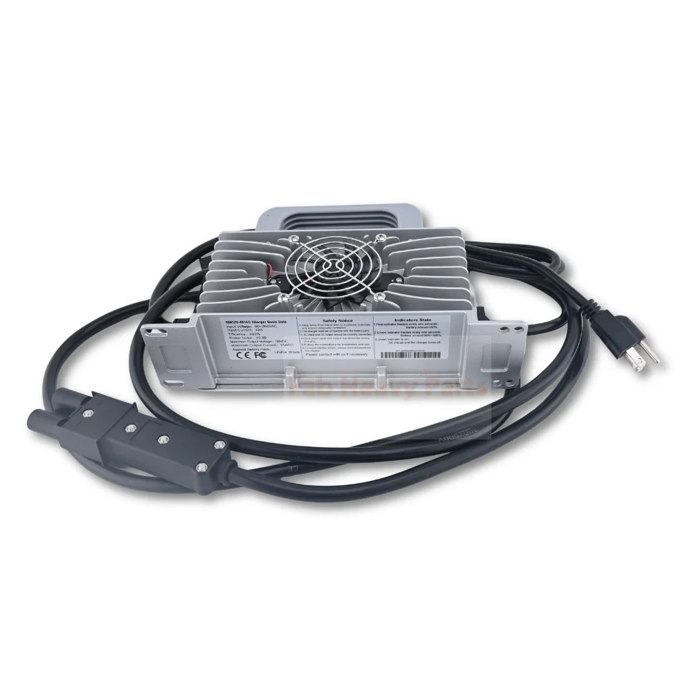 Chargeur de batterie de chariot de golf 48V 15A, prise à 2 broches MAC-SCR48-17-17, convient pour chariot de golf Yamaha G19-G22