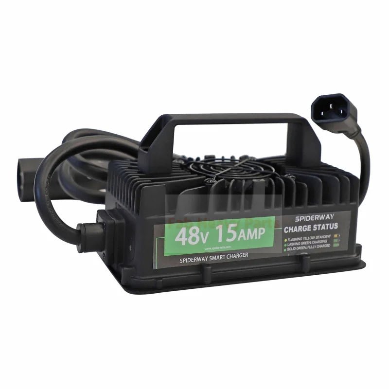 48V 15A Golf Cart Battery Charger Fits for Club Car DS Precedent Tempo Onward - Fab Heavy Parts
