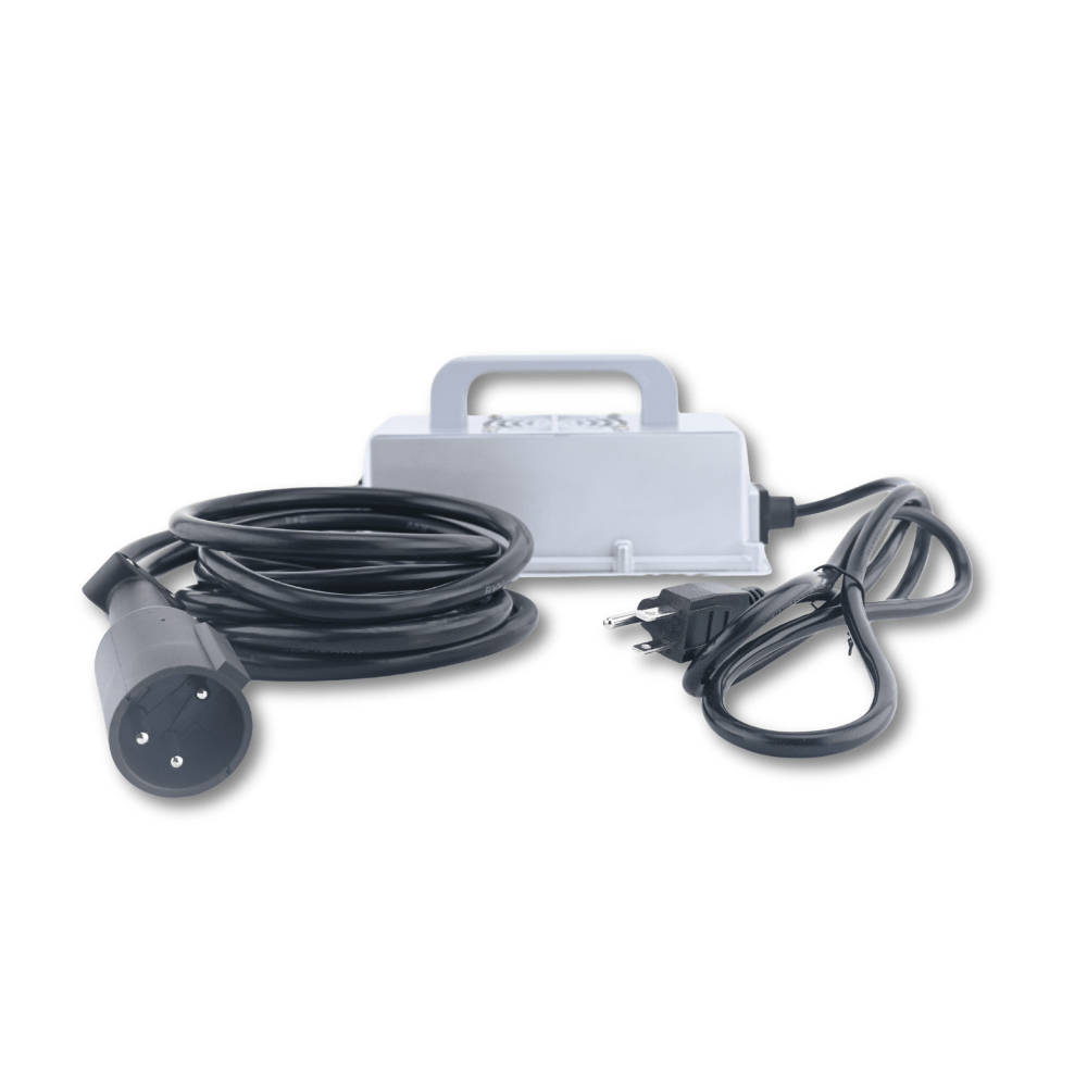 48V 18A Golf Cart Battery Charger with 3 - Pin Round Plug for Lead - Acid Batteries Fits for Club Car - Fab Heavy Parts