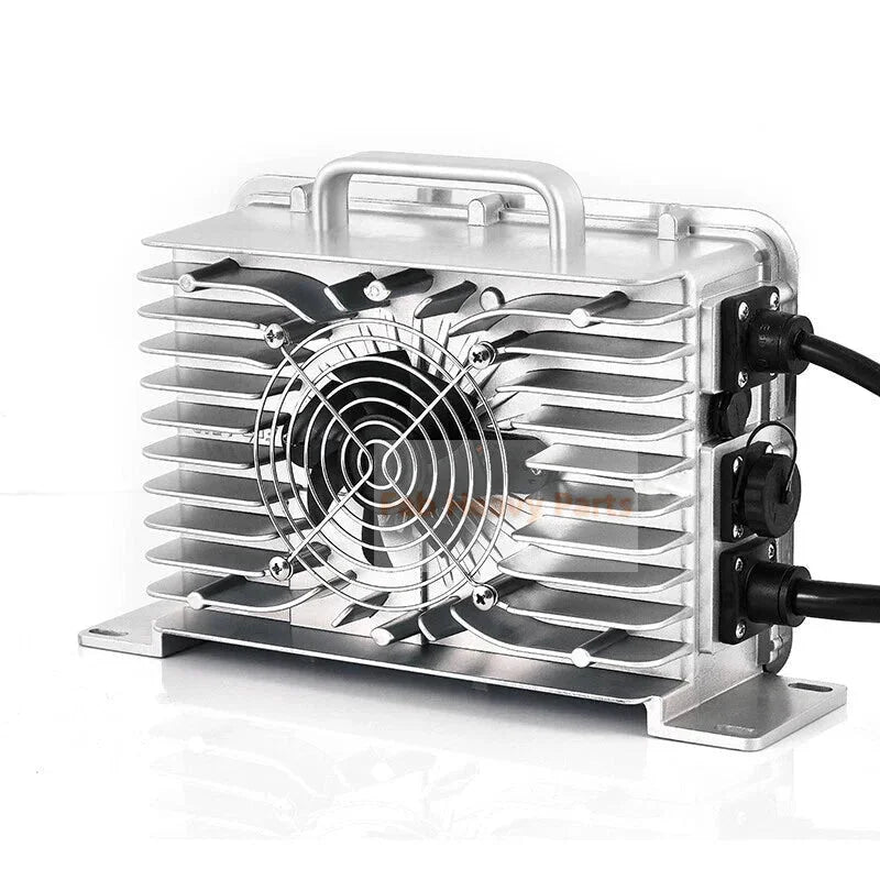 48V 22A Lithium Battery Charger w/ Convertible Plug Fits for EZGO Club Car Golf Cart - Fab Heavy Parts