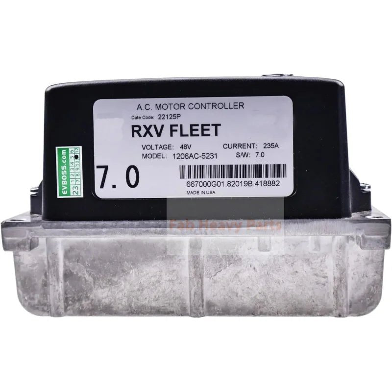 48V 235A AC Motor Controller 1206AC5201 1206AC - 5201 618374 Fits for EZGO 5 RXV Fleet FLT ELEC 2FIVE Golf Cart for Curtis Motor Controllers - Fab Heavy Parts