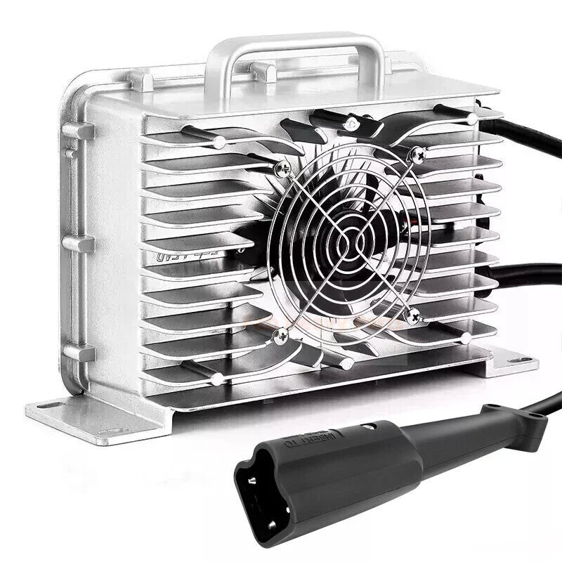 48V(58.4V) 15A Lithium Battery Charger 3 Pin Plug Fits for Yamaha Drive G29 Golf Cart - Fab Heavy Parts