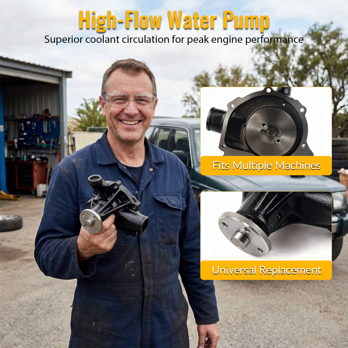 New Water Pump ME995303 for Mitsubishi 6D16 6D14 Engine Final clearance