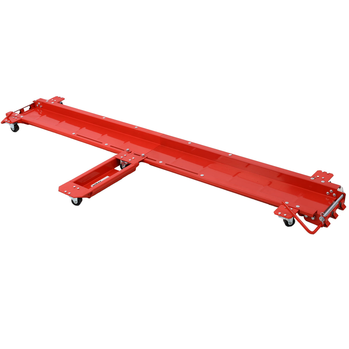 Motorcycle Dolly 1250 lbs. Capacity Widow Cruiser-Dolly Steel--Red