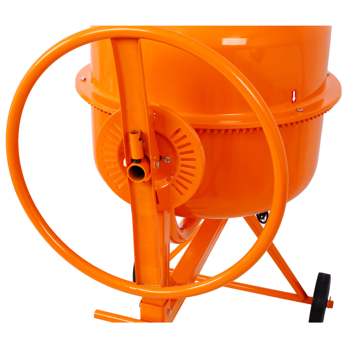 Cement Mixer 5 Cu. Ft Electric Concrete Machine 650W AC Motor Portable Power