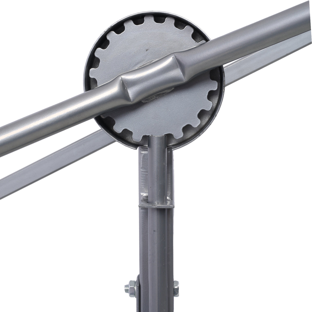 Auto Paint Stand Panel Hood Hanger Spray Rack 360º Rotating--Silver