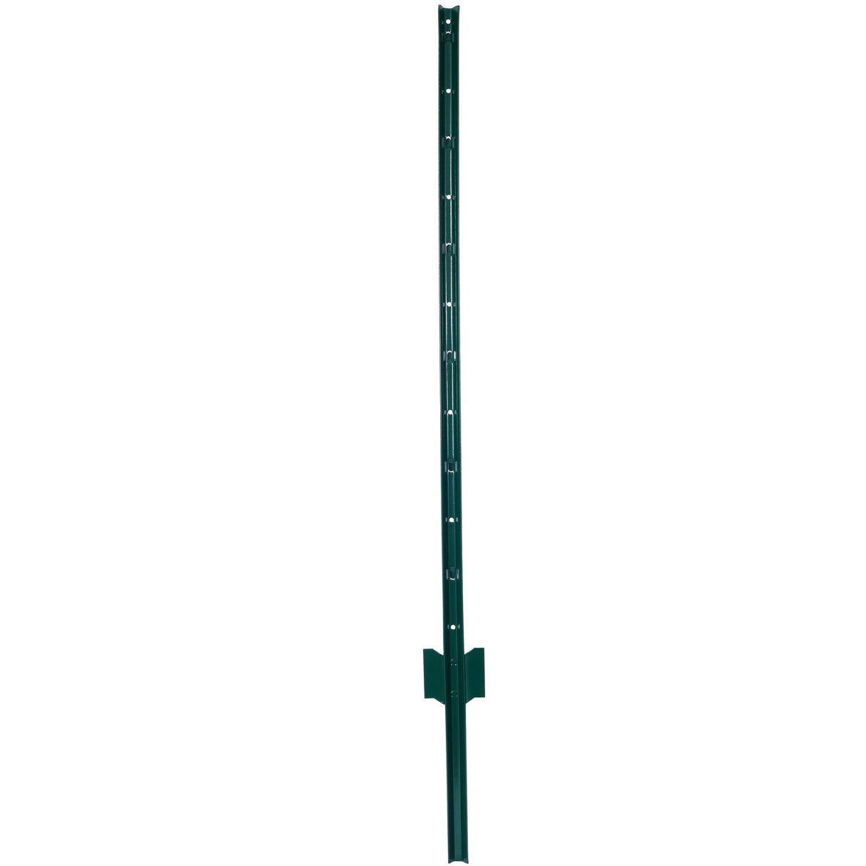 4Feet 10Pack Heavy Duty Metal Fence Post with U - Channel Steel U - Post for Holding Garden Wire Corner Anchor - Green - Fab Heavy Parts
