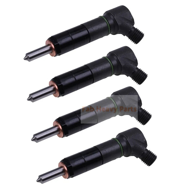 4PCS Fuel Injector RE529390B Fits for John Deere 2.4L 3.0L 4024 5030 4024HF285
