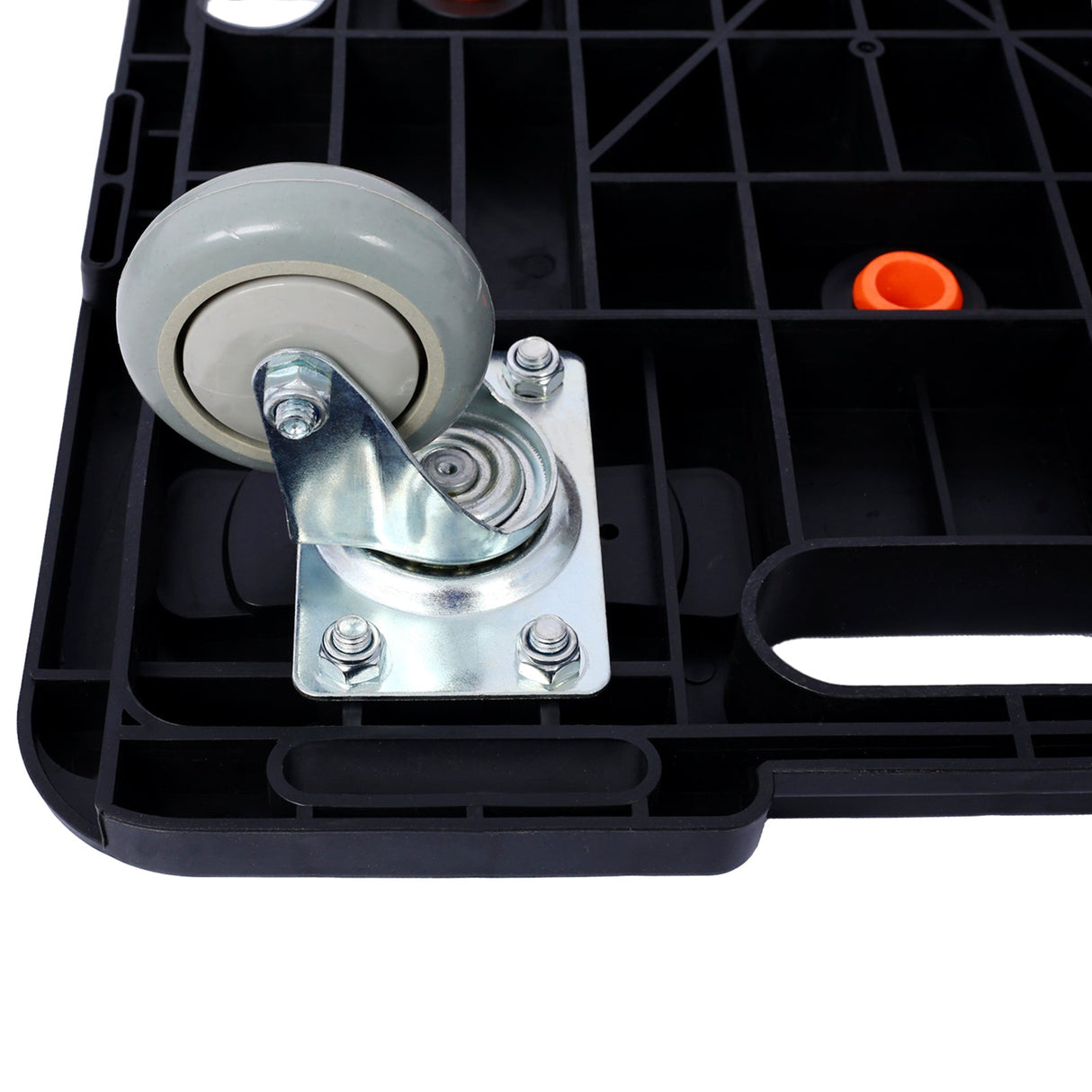 4Pcs Heavy Duty Interlocking Moving Dolly with 4 Wheels 23.6 x 15.7 Inch 330 Lbs Capacity Each Count - Fab Heavy Parts