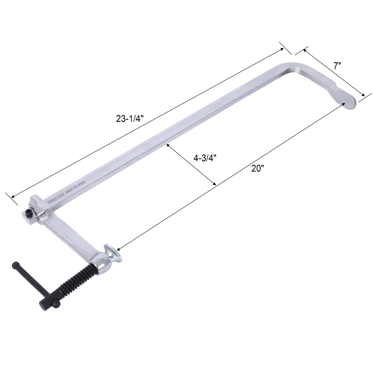 4Pcs Pack Bar Clamps Set Drop Forged Steel F Clamps 2Pcs 12 inch x 3inch+ 2Pcs 20 inch x 4 - 3/4" - Fab Heavy Parts