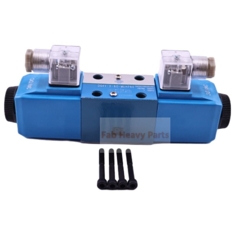 4V Solenoid Valve DG4V36CMUH760 Fits for Eaton Vickers Bulldozer Excavator Loader - Fab Heavy Parts