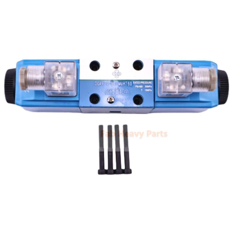 4V Solenoid Valve DG4V36CMUH760 Fits for Eaton Vickers Bulldozer Excavator Loader - Fab Heavy Parts