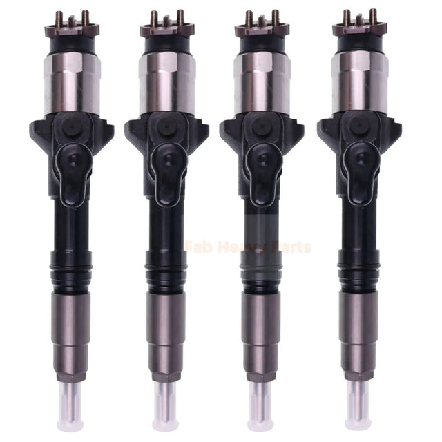 4X Fuel Injector 095000 - 6800 1J574 - 53050 1J574 - 53051 Fits for Kubota V3800 V3800DI - Fab Heavy Parts