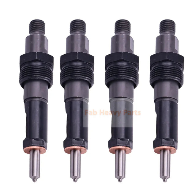 4X Fuel Injector J909475 Fits for Case 550E 550G 850D 850E 584E 585E 586E 660 760