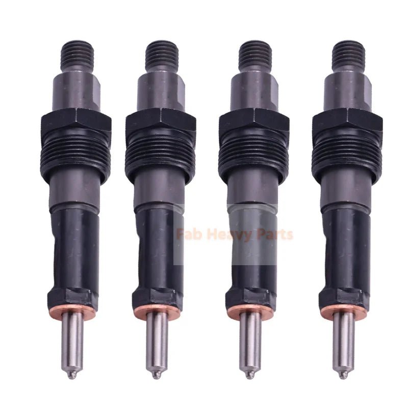 4X Fuel Injector J909475 Fits for Case 550E 550G 850D 850E 584E 585E 586E 660 760 - Fab Heavy Parts