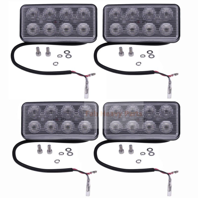 4X Led Work Light V0511 - 53510 Fits for Kubota SVL65 - 2 SVL65 - 2C SVL75 SVL75 - 2 SVL75 - 2C - Fab Heavy Parts