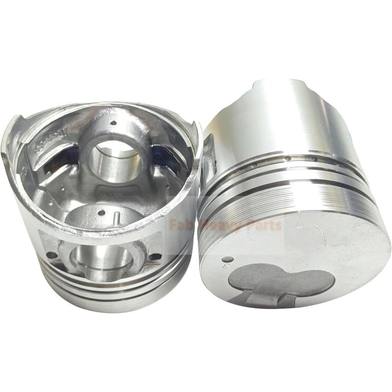 4X Piston With Pin And Clips 23410 - 42540 23410 - 42544 Fits For Hyundai D4BH TCI Engine Parts - Fab Heavy Parts