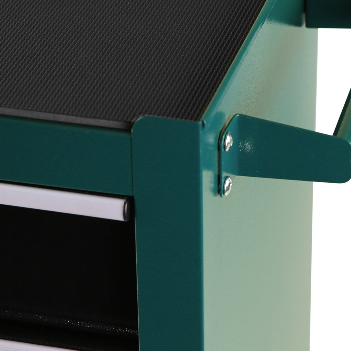5 - Drawers Rolling Tool Chest Cabinet with Keyed Locking System - Green - Fab Heavy Parts
