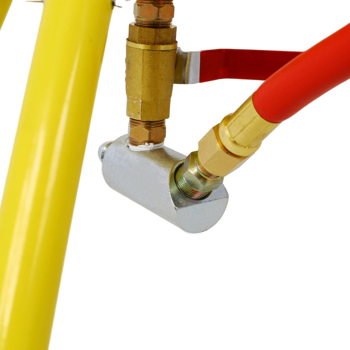 5 - Gallons Air Sand Blaster w/Blast Gun - Yellow - Fab Heavy Parts