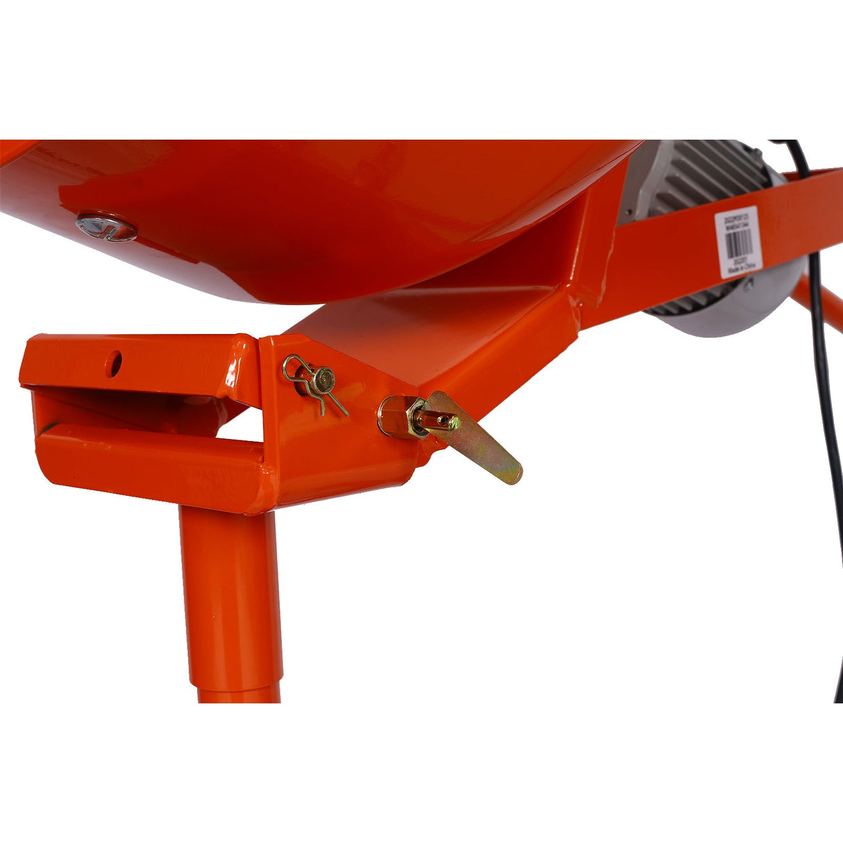 5.0 cu. ft. Portable Concrete Mixer Electric Cement ETL Certificated Copper Motor - Orange - Fab Heavy Parts