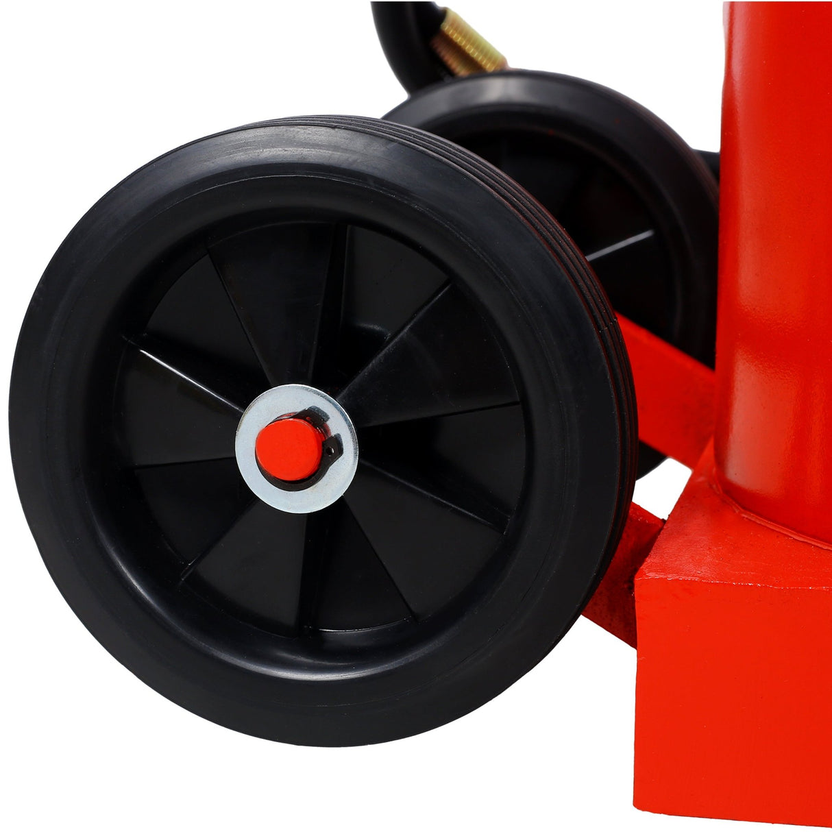 50 Ton 100,000LBS Air Hydraulic Bottle Jack with Pneumatic & Manual Hand Pump Rugged Steel Construction - Fab Heavy Parts