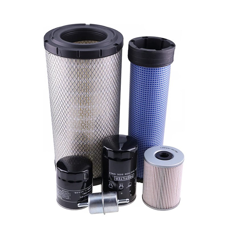 500 Hours Filter Kit Fits for John Deere Skid Steer Loader 330G 332G 331G 333G - Fab Heavy Parts