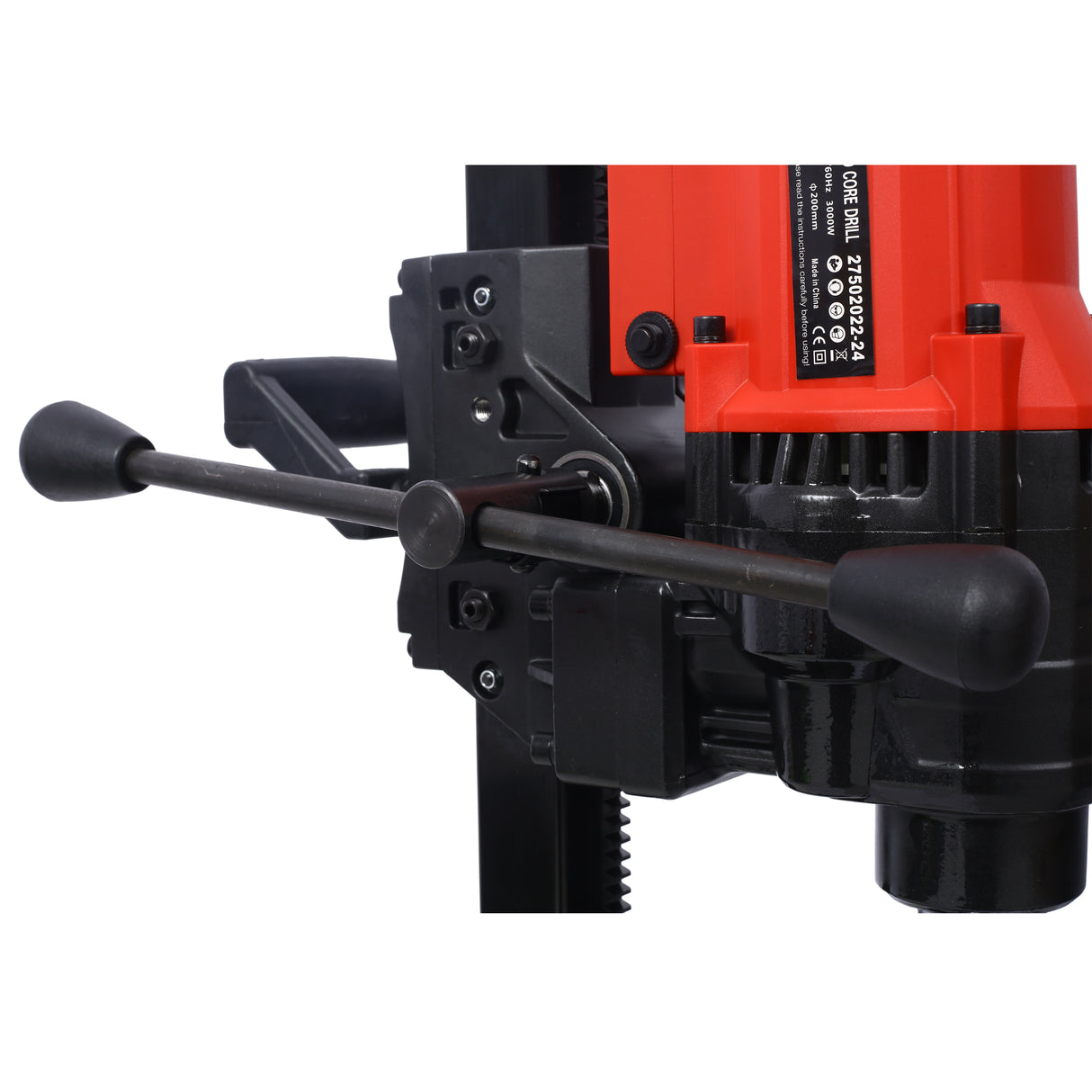 Máquina de perforación de núcleo de diamante 8 pulgadas Rig de perforación de núcleo de concreto húmedo y seco con velocidad de 750 rpm 3000W