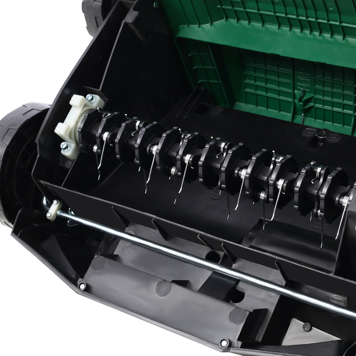 2-in-1 16Inch Electric Dethatcher Scarifier 15 Amp with Removable Collection Bag Extra Large 58QT